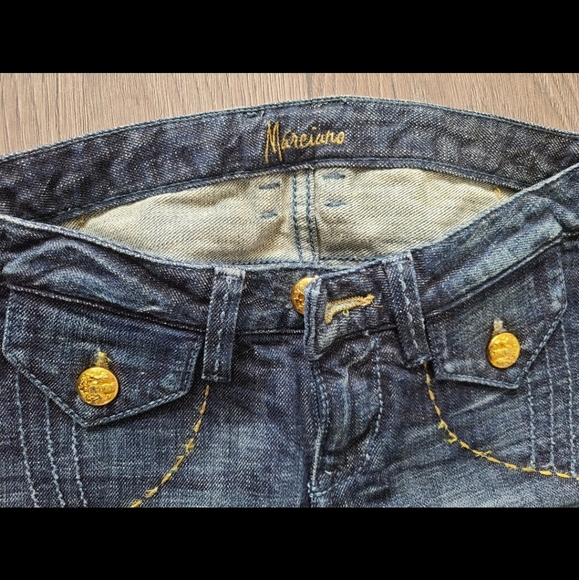 MARCIANO jeans womens dark blue size 25 - Picture 3 of 3